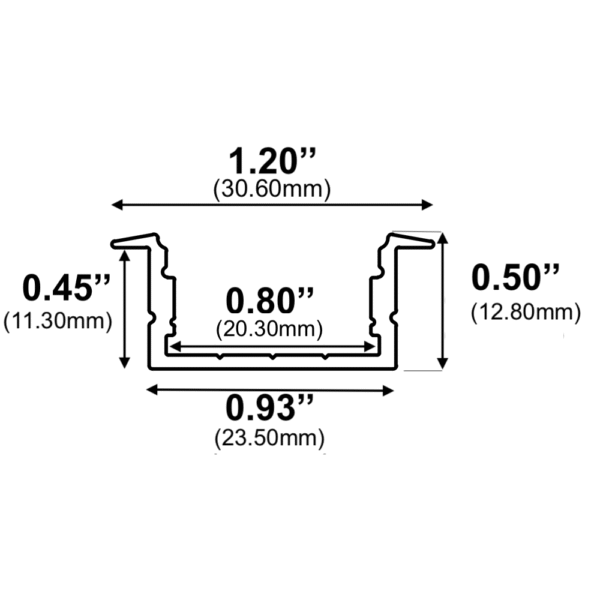 1952ASL - Recessed LED Channel - Image 5