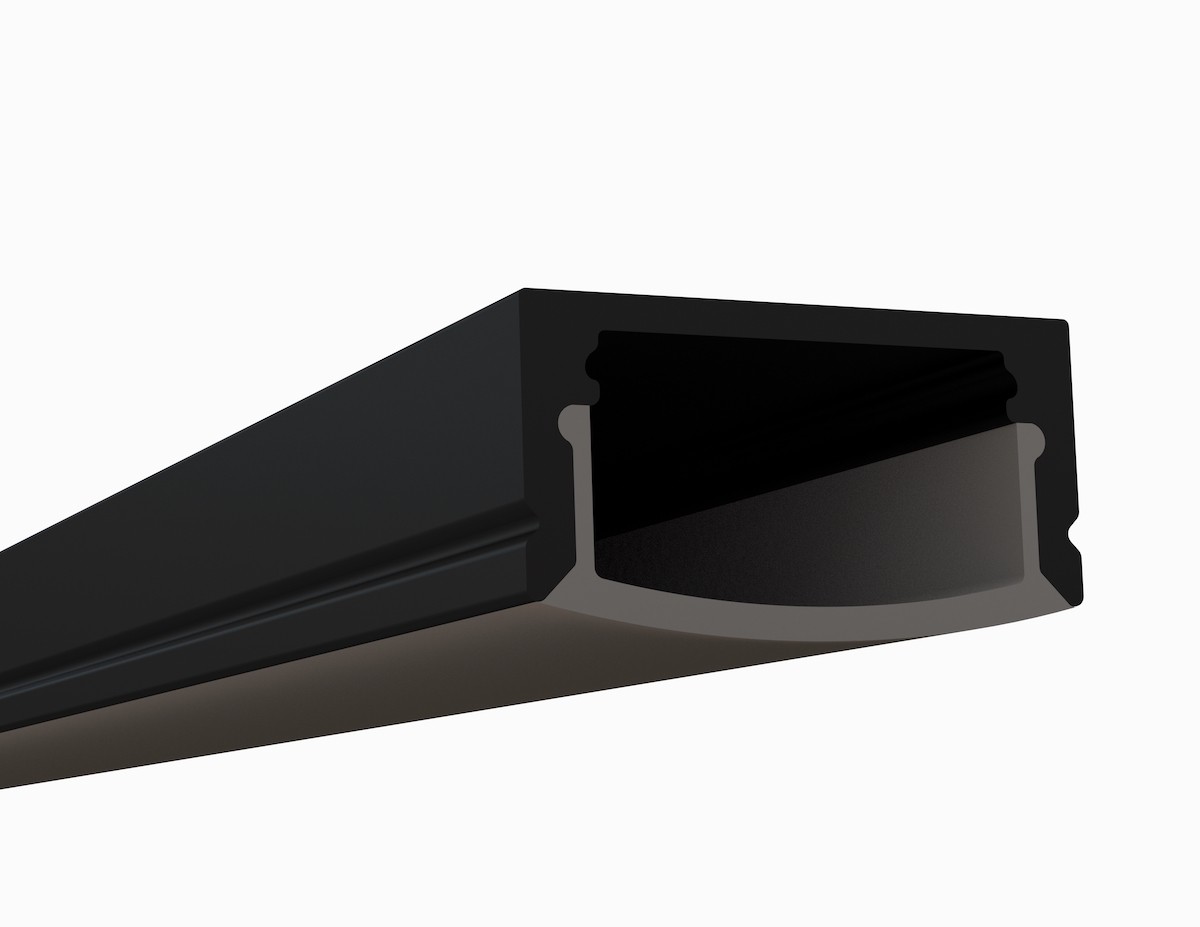 1971ASL-BB - BlackBlack LED Channel