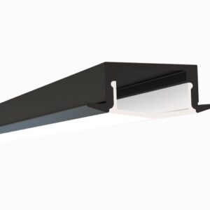 1972ASL-B - Black Recessed LED Channel