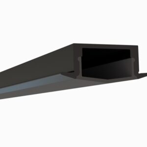 1972ASL-BB - BlackBlack Recessed LED Channel