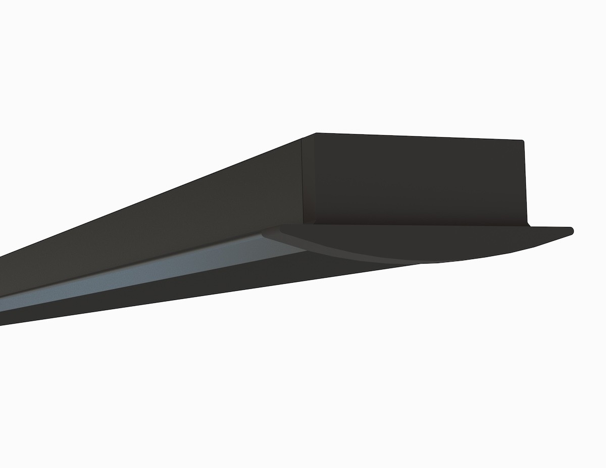 1972ASL-BB - BlackBlack Recessed LED Channel - Image 3