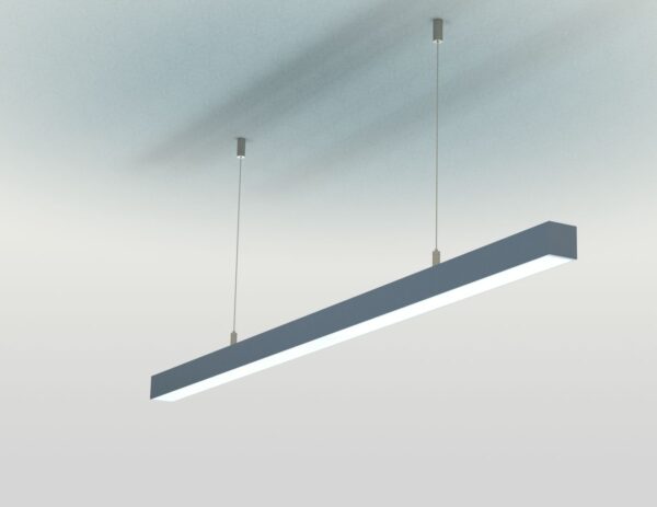 435ASL-B - Surface / Pendant Black LED Channel - Image 9