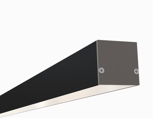 435ASL-B - Surface / Pendant Black LED Channel - Image 4