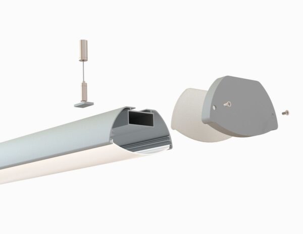 531ASL - Oval Pendant Linear LED Channel - Image 5