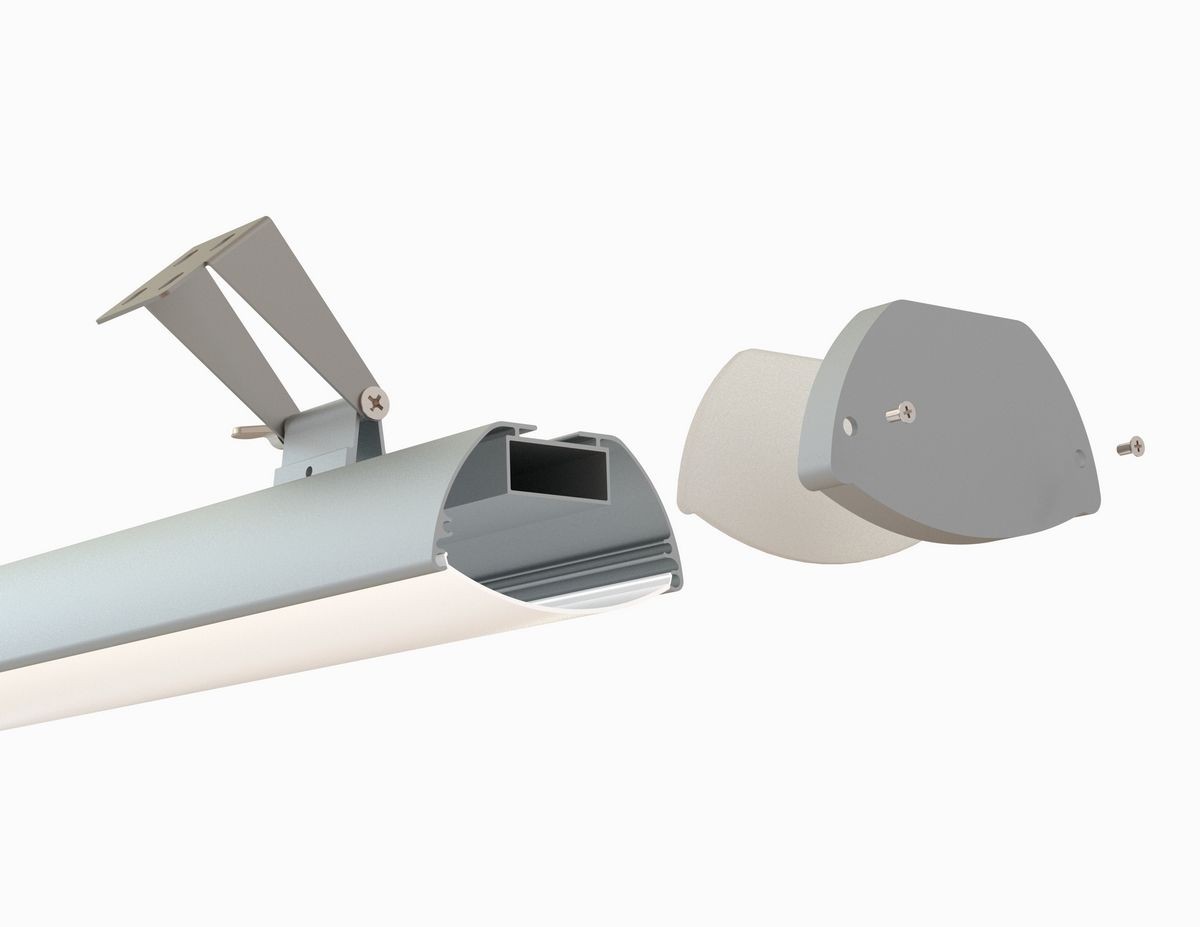 531ASL - Oval Pendant Linear LED Channel - Image 6