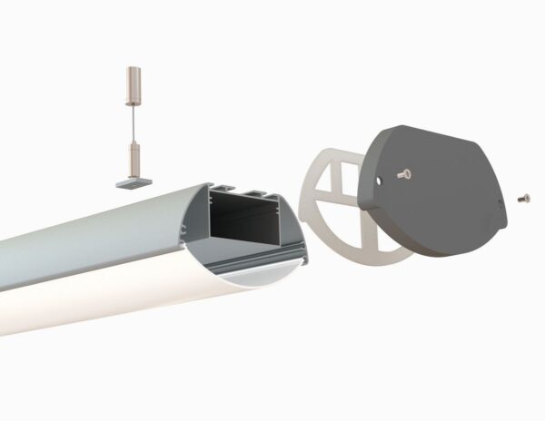 532ASL - Oval Pendant Linear LED Channel - Image 13