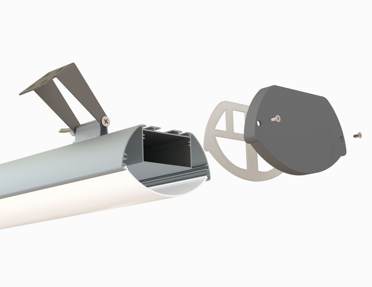 532ASL - Oval Pendant Linear LED Channel - Image 12