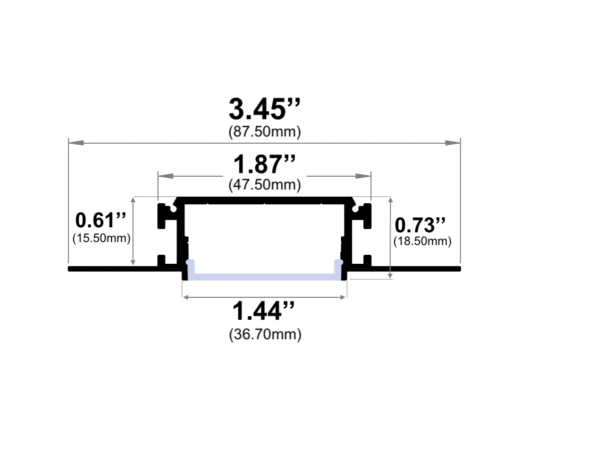 635ASL Trimless Mud-In LED Channel - Image 2