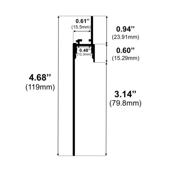 650ASL Trimless Mud-In LED Channel - Image 5