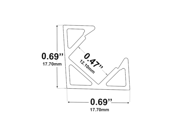 965ASL - Corner LED Channel - Image 5