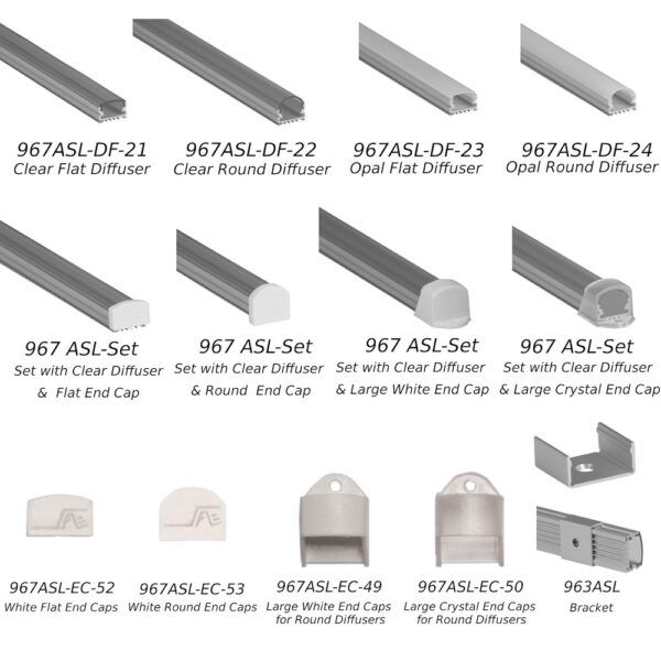 967ASL - Low Profile Slimline LED Channel - Image 28