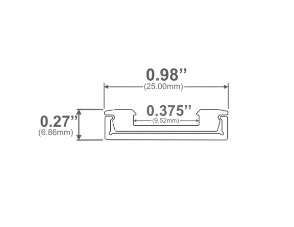 968ASL - Ultra Low Profile Slimline LED Channel - Image 7