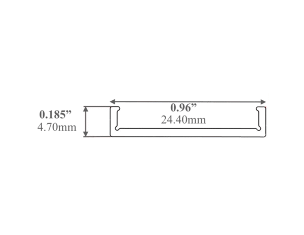 968ASL - Ultra Low Profile Slimline LED Channel - Image 10